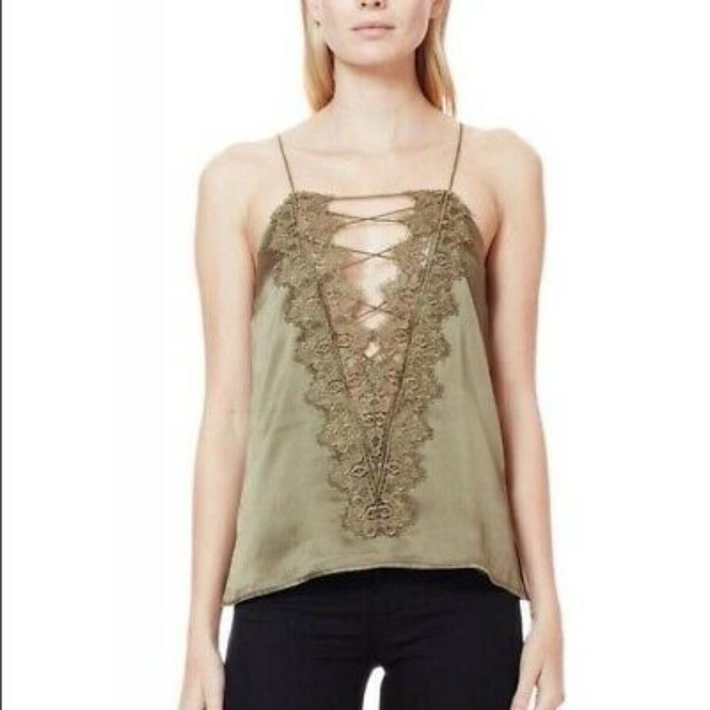 100% NWT ✨ Cami NYC reversible Charlie silk top - Picture 2 of 14